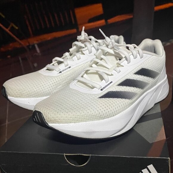 Adidas Duramo SL IE7262 Men's White Black Running Sneaker Shoes Sz 11, 11.5, 12 - Picture 1 of 13
